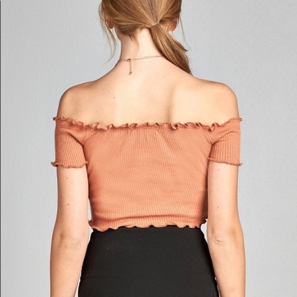 Orange crop top - Picture 4 of 4